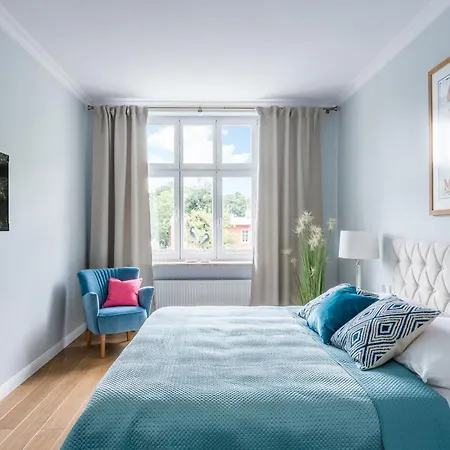 Apartmán Sanhaus - Bacardi - Z 2 Balkonami, Garazem, Przy Plazy *